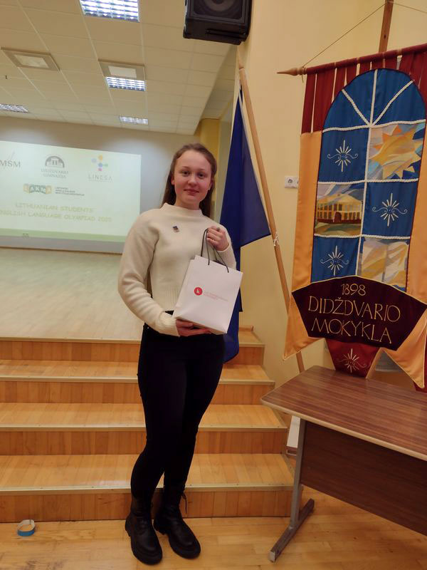 Sveikiname Brigitą Galvydytę