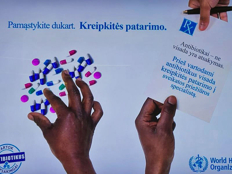 Antibiotikus vartokime atsakingai! 1