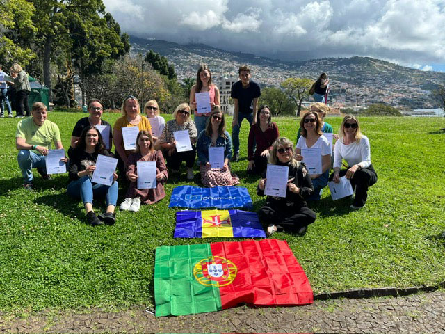 „Erasmus+“ praktinio mokymo kursuose Madeiroje