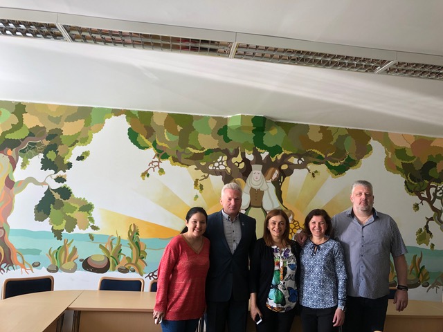 Gimnazijoje vyko mokymai pagal Erasmus+ projektą 1